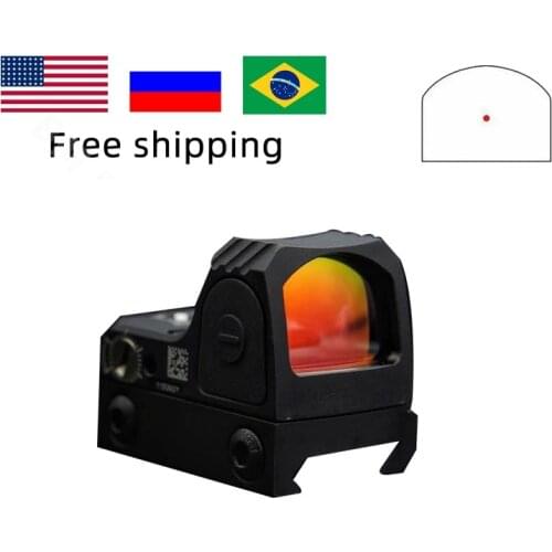 NEW Tactical Mini RMR Red Dot Sight Reflex Sight Scope Fit 20 Mm Weaver Rail Voor Airsoft/ Hunting Rifle Fire Ant Guns Pistol