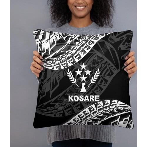 Kosrae Polynesian Pillow Black Seal Pillowcases Throw Pillow Cover Home Decoration