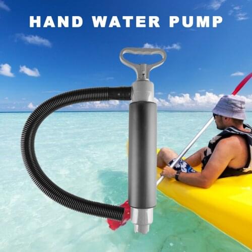 Kayak Hand Pump Canoe Floating ABS Plastic Hand Bilge Pump With Tube For Emergency Survival Rescue Water Sports Boat
