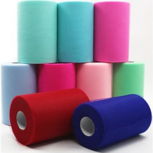 Tulle Rolls 100 Yards Organza Roll Fabric Wedding Decor White TUTU Baby Shower Tulle Decoration Roll Party and Events Engagement