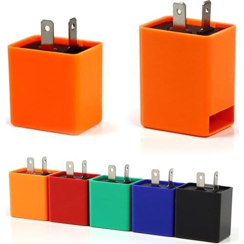 12V 2 Pin Motorcycle Turn Signal Flasher Relay LED Indicator Blinker Motorbike Flasher Beep with Sound Motorcycle Accessories