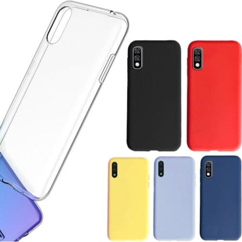 Silicone cover for Samsung galaxy A01 core case transparent A 01 yellow pink red blu soft case for samsung galaxy A01 core cover