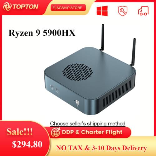 Hot Mini PC AMD Ryzen 7 4800H& 4600H TPM2.0 Windows 11 10 Pro 3x4K HD Display AX WiFi6 Gaming PC Computer