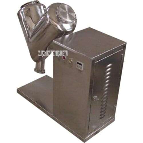 High Efficiency V-shaped Powder Mixer Experimental Small Raw Material Mixing Machine 304 Stainless Steel 220V 550W 20rpm VH-30