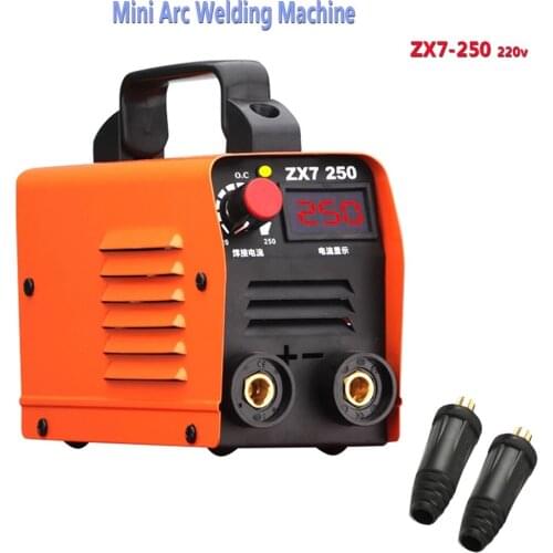 ZX7-250A DC Inverter Arc Welding Machine Mini Portable Arc Welding Machine 220V IGBT MMA Welding Machine Suitable For Home Use