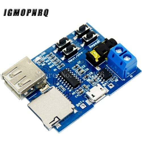 10pcs TF card U disk MP3 Format decoder board module amplifier decoding audio Player