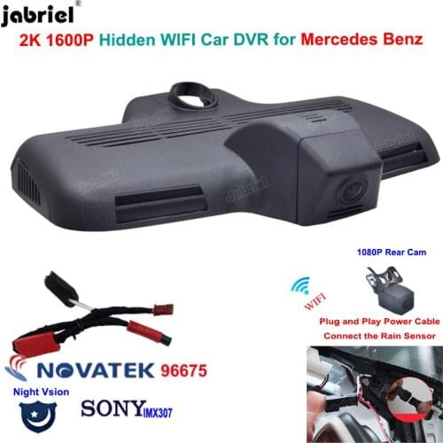 2K 1600P Car Dvr Dash Cam For Mercedes Benz GLC glc250d glc350d glc43 glc63 x253 c253 2015-2018 C Class C220d C43 C63 W205 C204