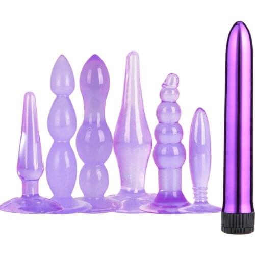 3/6pcs Butt Plug Sex Toys Anal Plug G Spot Vagina Massager Silicone Anal Beads Plug Anal Stimulator For Women Men Adult Products