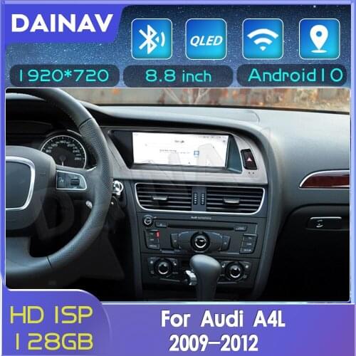 8.8 Inch Android 10 Car Radio For Audi A4L 2009-2012 Navigation Multimedia Player Stereo Receiver CarPlay8.8 Inch Android 10 Car