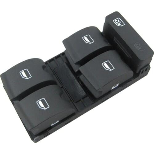 CAR-partment 1X Master Power Passenger Window Switch Panel For Audi A6L C6 OE: 4F0 959 851 F