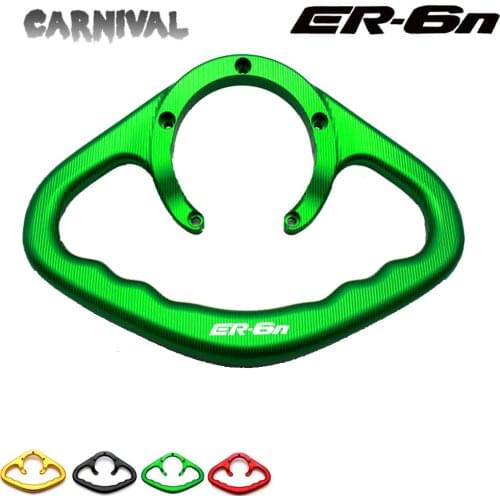 For KAWASAKI ER-6N ER-6F 2006-2018 Motorcycle Accessories CNC Passenger Handgrips Hand Grip Tank Grab Bar Handgrips Armrest