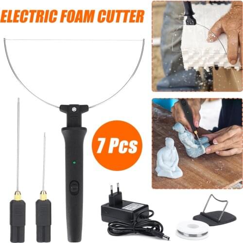3 In 1 Electric Styrofoam Cutter Pen 18W DIY Handle Foam Electric Cutting Machine Kit Foam Cutting Hot Heating Wire