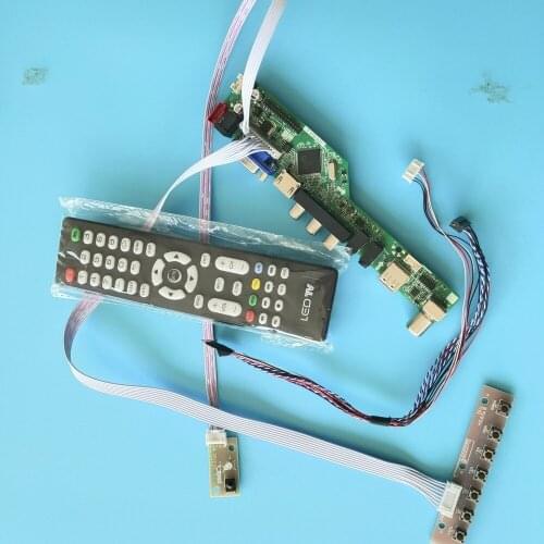 Kit for HSD101PFW4-A00/B00 Audio HDMI TV VGA AV remote 1024x600 Panel Controller board Display USB LCD Monitor 40pin Screen LED