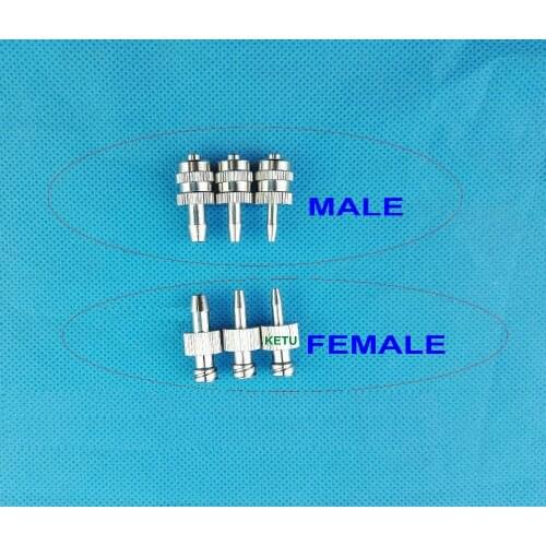 10pk Female Male Luer Syringe Fitting (metal) ,Luer Lock Fitting Connector