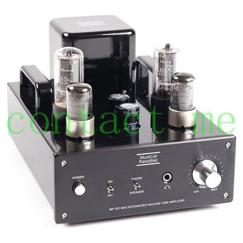 Music Hall MP-301 MK3 Deluxe Edition 6L6/EL34 or KT88 Single-Ended Class A Tube Amplifier, zero negative feedback