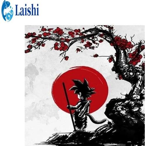 Diy round diamond painting Cartoon samurai kit animal cross stitch mosaic diamond embroidery home decoration new year gift