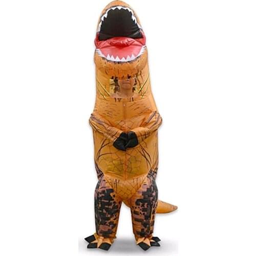 T REX Blow Up Fancy Dress Mascot Cosplay Costume Adult Inflatable Dinosaur Costume Party Fancy Dress suit Carnival Cosplay