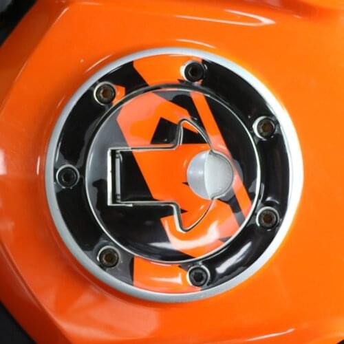 Orange 3D Motorcycle Reflective Fuel Tank Sticker Cover Pad Motorbike Decoration Decals for KTM DUKE 390 13-14 DUKE 200 12-14