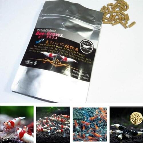 45g Fish Tank Fish Shrimp Food Wheat Stem Bacteria Containing Vitamins Minerals Amino Acid For Aquarium