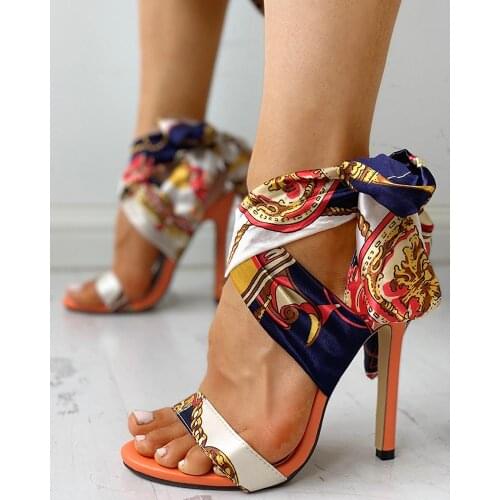 Women Sandals Fashion High Heels Sandals Shoes Woman Peep Toe Stiletto Sexy Women Heels Chaussures Femme Summer Pumps Women