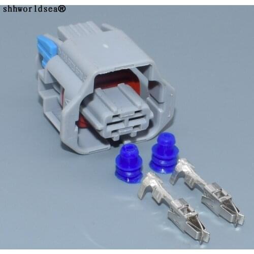 Shhworldsea 2 Pin 3.5mm Automotive Connector Electrical Auto Plug Female Waterproof Wiring Connector