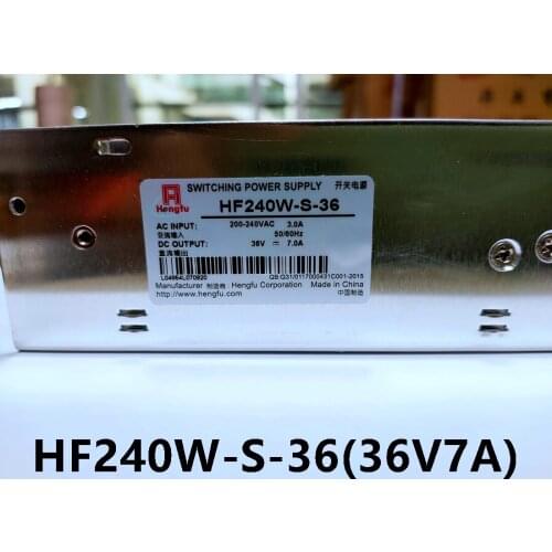 Produce HF240W-S-36 Transformer AC 220V to DC 36V 7A single output power switching power supply