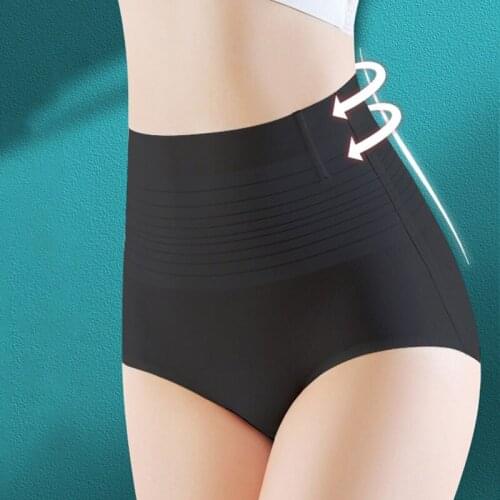 Women Sexy Panties Shapers Seamless Nylon Underwear Waist Control Briefs Comfort Female Postpartum Slimming Underpants New #F