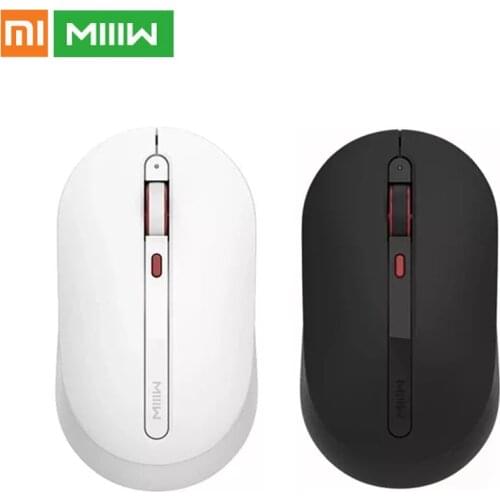 Xiaomi MIIIW Wireless Silent Mouse 800/1200/1600DPI Wireless Mouse Multi-speed DPI Mute Button Wireless Receiver Silent Mouse