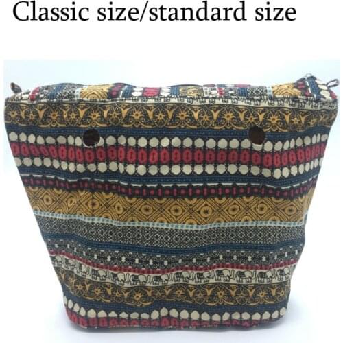 1 pcs classic insert Inner lining Insert Zipper Pocket For Classic for Obag
