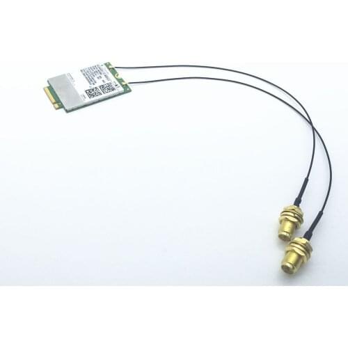 2Pcs I-PEX U.FL IPEX MHF4 to RP-SMA Antenna Pigtail for NGFF/M.2 WIFI/WLAN/3G/4GModules