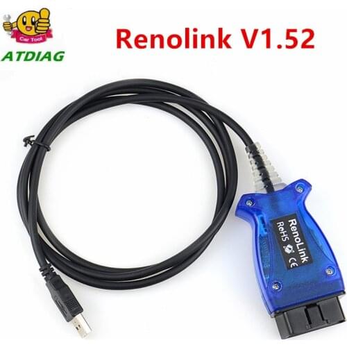 2020 New Renolink OBD2 cable For Renault ECU Programmer V1.52 USB Diagstnotic Cable Renolink ECU programmer