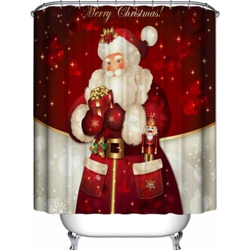 LzL Home Elephant 3D Shower Curtain Creative Funny Waterproof Polyester Shower Curtains Bathroom Decoration 12 Hooks