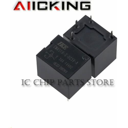 5pcs/lot HKE Auto relay CMA51H-S-DC5V-A 4PIN 12V 20A 100% new original relay in stock