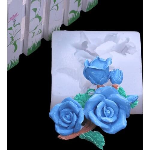 Rose Flower Silicone Mold DIY Handmade Accessories Resin Mold Jewelry Flower Mould