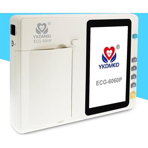 YKDMED English version of Six channel electrocardiograph ecg machine with standard accessories