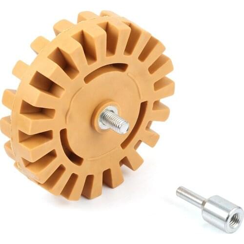 20 / 25MM Car Rubber Eraser Wheel Pad Rubber Disk Decal Eraser Wheel Car Sticker Remover Paint Cleaner Car Polish Auxiliary Tool