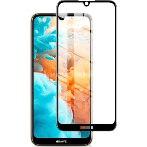 Case for huawei y6 2019 tempered glass full cover screen protector on huawey y 6 6y prime pro y62019 coque protective glas film