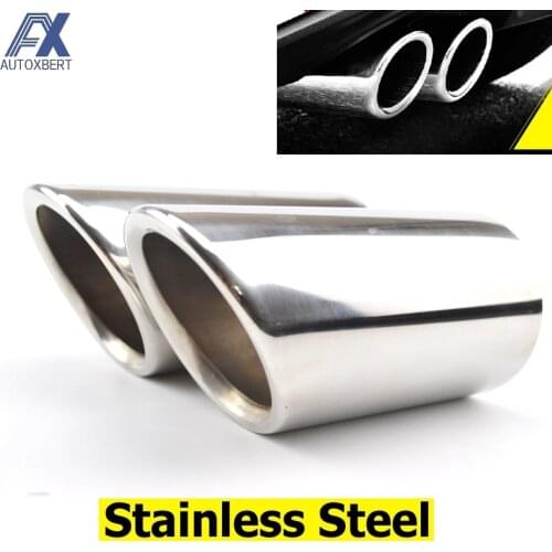 Cubierta de tubo de escape para coche VW, cubierta de silenciador de punta de escape para vehículo VW Golf 6 Golf 7, asiento de