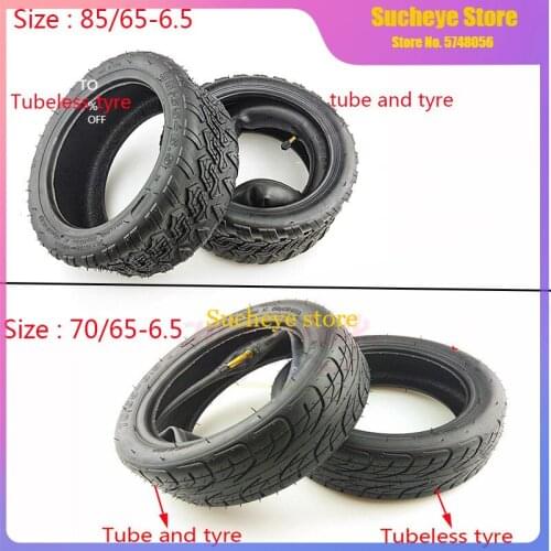 70/65-6.5 85/65-6.5 XiaoMi Electric Balance Scooter Off-Road Tubeless Vacuum Tyre or air tire DIY for Mini Pro Balance Scooter