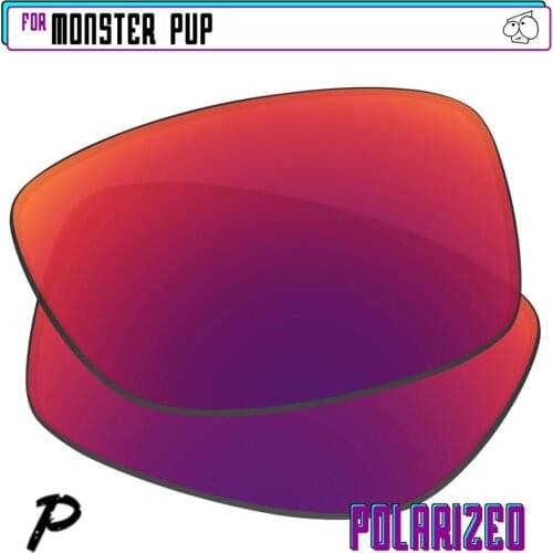 EZReplace Polarized Replacement Lenses for - Oakley Monster Pup Sunglasses - Midnight P
