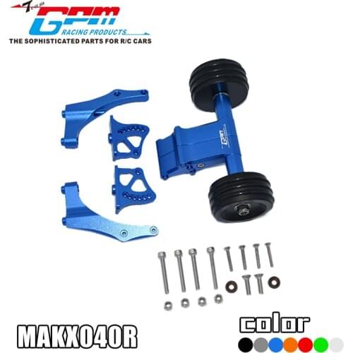 Aluminum alloy wing seat with anti-rolling wheel and adjustable angle for ARRMA 1/5 KRATON 8SARA110002T1