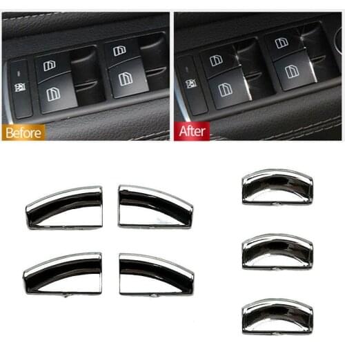 Window Switch Cover Car Door Lift Button Power Window Button Switch For Mercedes/Benz E W212 C W204 GLK X204 ML GL W166 X166