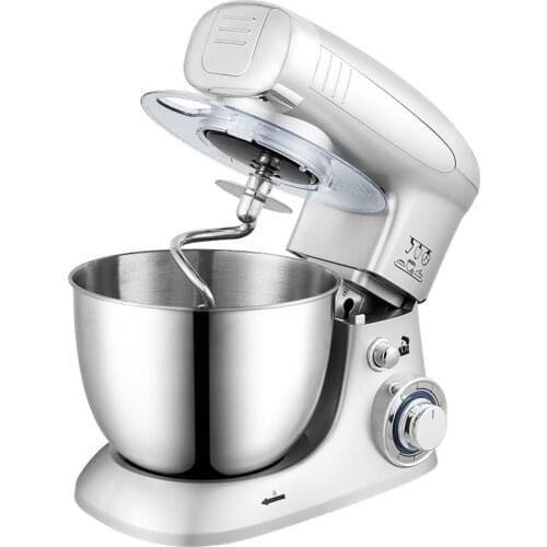 Stand Mixer Stainless Steel Bowl 6-Speed Kitchen Food Blender Cream Egg Whisk Cake Dough Kneader Bread Maker