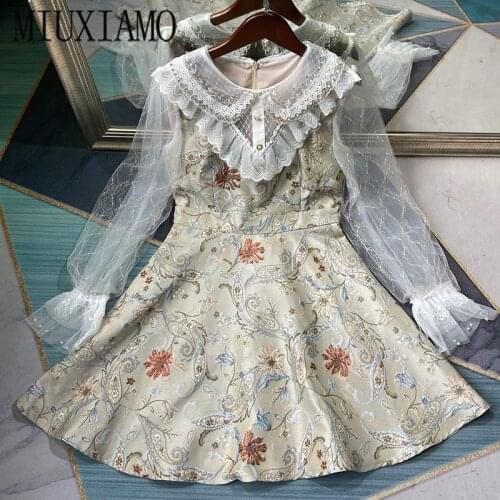 MIUXIMAO Long Sleeve Summer Dresses