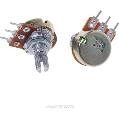 18Pcs 9 Values Single Potentiometer Assortment Kits B500K-5K With Nut And Washe O30 20 Dropshipping