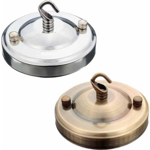 New Metal Ceiling Bracket Solid Hook Plate Fitting for Chandelier Suspension Light 1pcs Antique Brass
