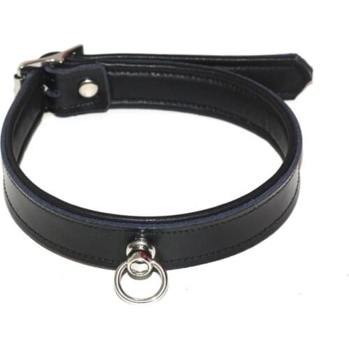 Sexy Shackles binding Slave Collar Leather Bondage Erotic Adult Toys Traction Belt Sex Games Neck Collars for Couple