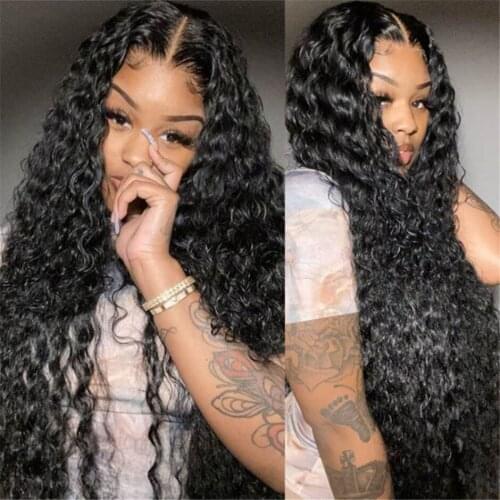 Water Wave Lace Front Wig Remy Human Hair Wigs for Black Women 8-24 Inch Lace Front Wig 150% Denisty Peruvian Hair Wigs