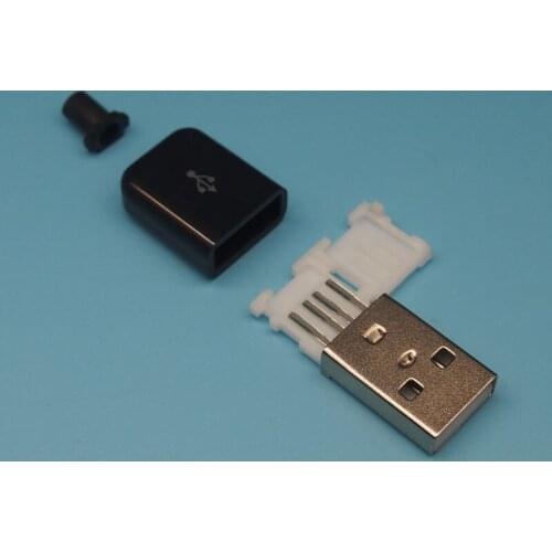 10sets 3 in 1 Folding USB plug USB-A male plug Clamshell Male Plug