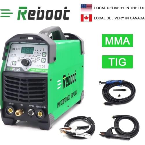 TIG Welder AC DC Aluminum 200A Full Digital Control 110/220V High Frequency,Tig ARC 2 in 1 Stick Welding Machine